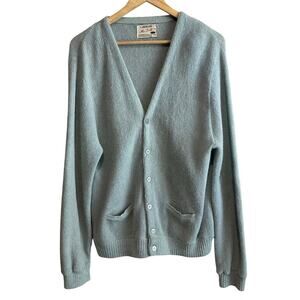 Arrow Mr. Golf VIntage 60s 70s Grandpa Alpaca Blend Cardigan Sweater M